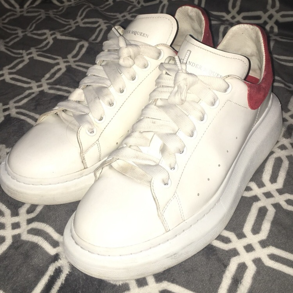 Alexander McQueen platform sneakers.